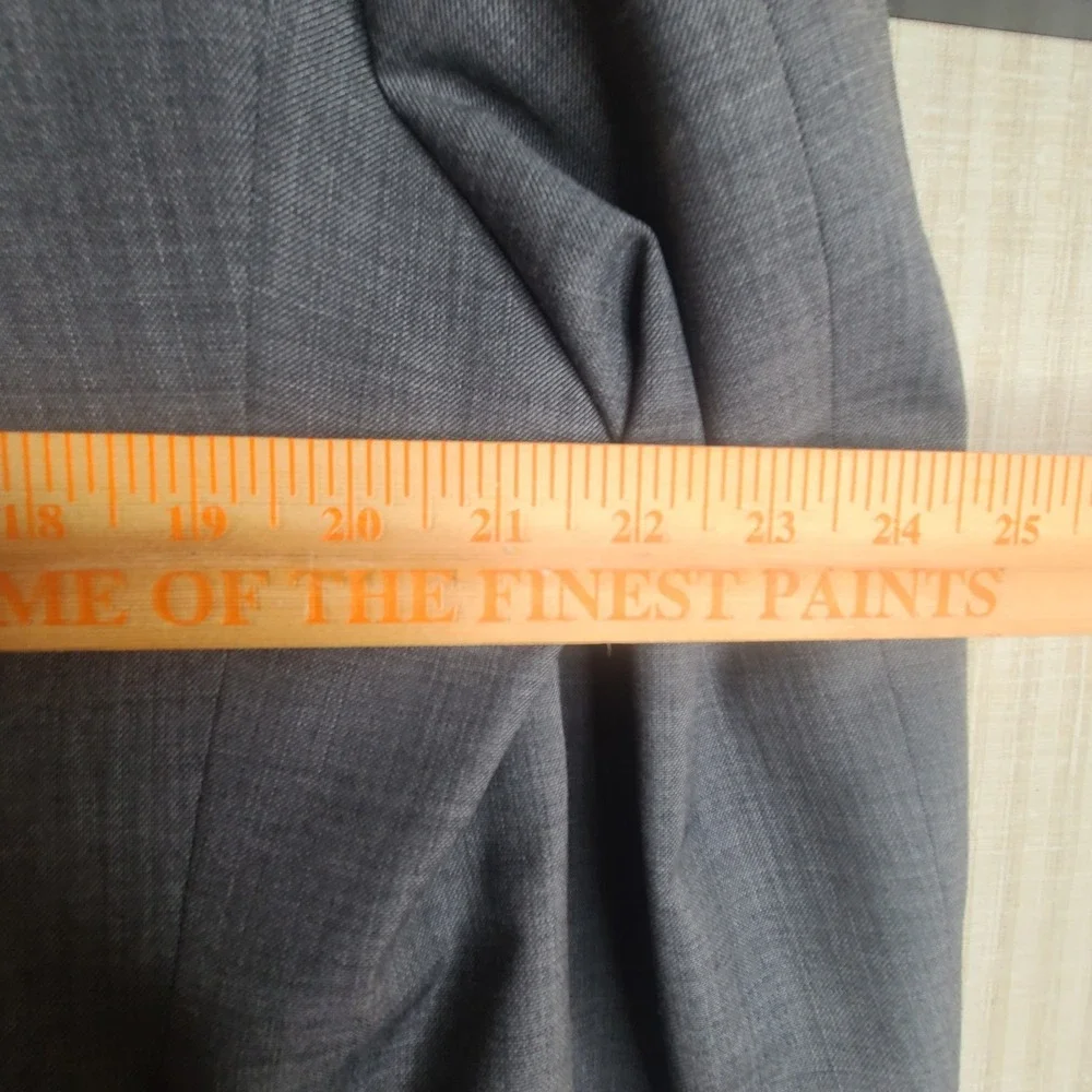 Lauren Ralph Lauren 42L Gray Ultraflex Blazer Sport Coat 100% Wool Classic Fit